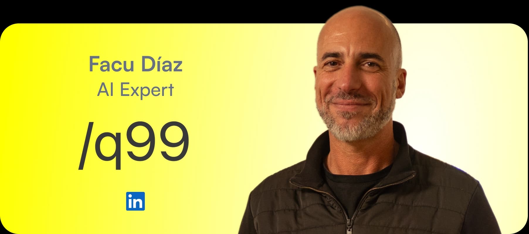 Facu Díaz, AI Expert en q99