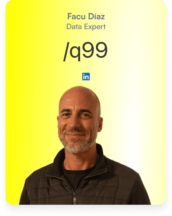 foto de Facunndo Díaz, el experto del curso de Data Engineering en Henry