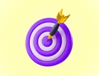 ilustración 3D de un escudo rosa